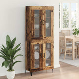 Highboard Old Wood 69.5 x 34 x 180 cm Engineered Wood 3415615