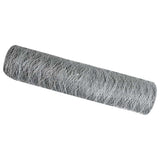Hexagon Fence Silver 0.4 x 100 m Galvanised steel 42005739