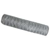 Hexagon Fence Silver 0.5 x 100 m Galvanised steel 42005743