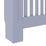 Engineered Wood Radiator Cover Grey 78 cm 325561