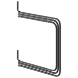 Saddle Pad Rack 3 Arms Black Iron 172459