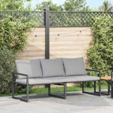 Garden Furniture Light Grey 180 x 72.5 x 71 cm Polyester 42009983