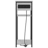 Bedside Cabinet Grey Sonoma 41 x 28 x 76 cm Engineered Wood 859578