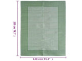 Outdoor Rug ARAKIL Green 140x200 cm PP 316957