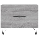 Coffee Tables 2 pcs Grey Sonoma 50x50x40 cm Engineered Wood 829393