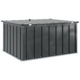 Garden Storage Box Black 101 x 82 x 50 cm Steel 42011278