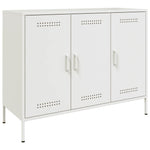 ZNTS Sideboard White 100.5x39x79 cm Steel 843029