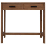 Desk with Drawers Natural Solid Teak Wood 80 x 50 x 75 cm 42026903