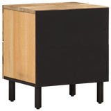 ZNTS Bedside Cabinet 40x33x46 cm Solid Wood Mango 358210