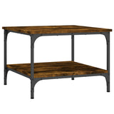Coffee Table Smoked Oak 55x55x40 cm Engineered Wood 832830
