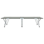 Folding Camping Bed Folding Grey 62 x 194 x 42 cm Oxford fabric 42003119