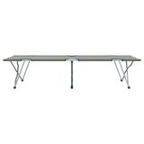 Folding Camping Bed Folding Grey 62 x 194 x 42 cm Oxford fabric 42003119