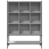 Bookcase Grey Sonoma 102x30x141.5 cm Engineered Wood 3214332