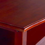 ZNTS Coffee Table Classical Brown 90x50x40 cm Solid Mahogany Wood 288871