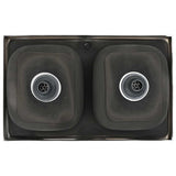 Kitchen Sink with Double Basins Silver 800x500x155 mm Stainless Steel 147234