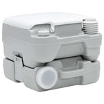 Portable Camping Toilet Grey 41.5 x 36.5 x 30 cm 42001425