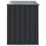 Garden Storage Box Black 101.5 x 82 x 100 cm Steel 42011280