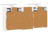 Bathroom Cabinet Set 3 pcs 80 x 10.5 x 50 cm Engineered wood 3403656