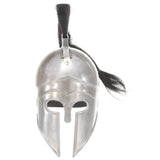 Greek Warrior Helmet Antique Replica LARP Silver Steel 286120