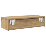 Wall Shelf with Drawers Artisian Oak 60x26.5x15 cm Engineered Wood 859976
