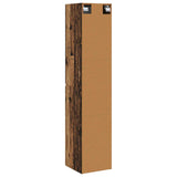 Wall-mounted Bathroom Cabinet Old Wood 33 x 34.5 x 160 cm 890520