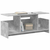 TV Stand Concrete Grey 102 x 35 x 45 cm Engineered Wood 890995