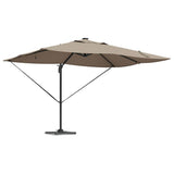 Umbrella Taupe 352 x 251 x 265 cm Polyester and Aluminium 42003330