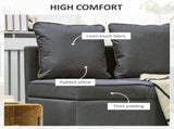 Convertible Single Sofa Bed with Thick Padded Seat, 3-in-1 Multi-Functional Sleeper Chair Bed with T3398P343087