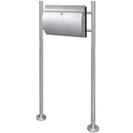 Mailbox on Stand Stainless Steel 271745