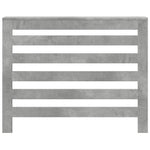 ZNTS Radiator Cover Concrete Grey 104x20x82 cm Engineered Wood 852693