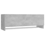 Wardrobe Concrete Grey 100x32.5x35 cm Engineered Wood 808237