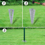 Euro Fence Steel 25x1.2 m Green 140562