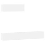 3 Piece TV Cabinet Set White Engineered Wood 3114478