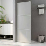 Shower screens Silver 80 x 195 cm Glass and Aluminium 146645