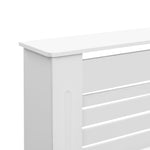 ZNTS Radiator Covers 2 pcs White 172x19x81.5 cm MDF 3051376