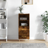 ZNTS Sideboard Smoked Oak 34.5x34x90 cm Engineered Wood 828657