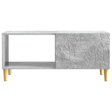 Coffee Table Concrete Grey 90 x 50 x 40 cm Engineered Wood 895188