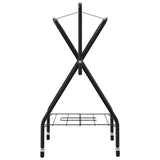 Saddle Rack Foldable Freestanding Black Iron 172442