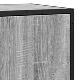 Sideboard Grey Sonoma 68x35x76 cm Engineered Wood and Metal 848967