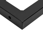 Basin Shelf Wall Mounted Steel and Solid Wood Oak 3302601