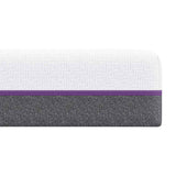 Mattress White and Grey 80 x 160 cm Memory Foam 4106322
