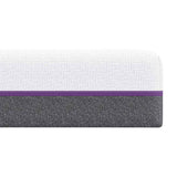 Mattress White and Grey 120 x 200 cm Memory Foam 4106328