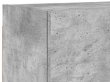 4 Piece TV Wall Units Concrete Grey Engineered Wood 3216503