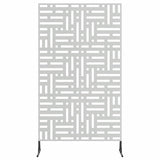 Privacy Screen Grey 100 x 50 x 180 cm Steel 868554
