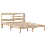 Bed Frame without Mattress 150x200 cm King Size Solid Wood Pine 3306543