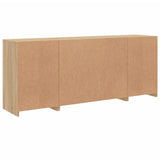Sideboard with LED Lights Sonoma Oak 163x37x67 cm 3209074