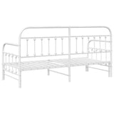 Daybed Frame White 75 x 190 cm Powder-Coated Steel 42002649