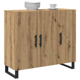Sideboard Artisan Oak 90 x 34 x 80 cm Engineered Wood 862954