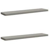 2-Piece Bench Cushions VUGHT 2 pcs 100% Polyester Grey 951497