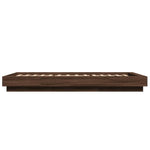 Bed Frame without Mattress Brown Oak 90x190 cm Single 3281244